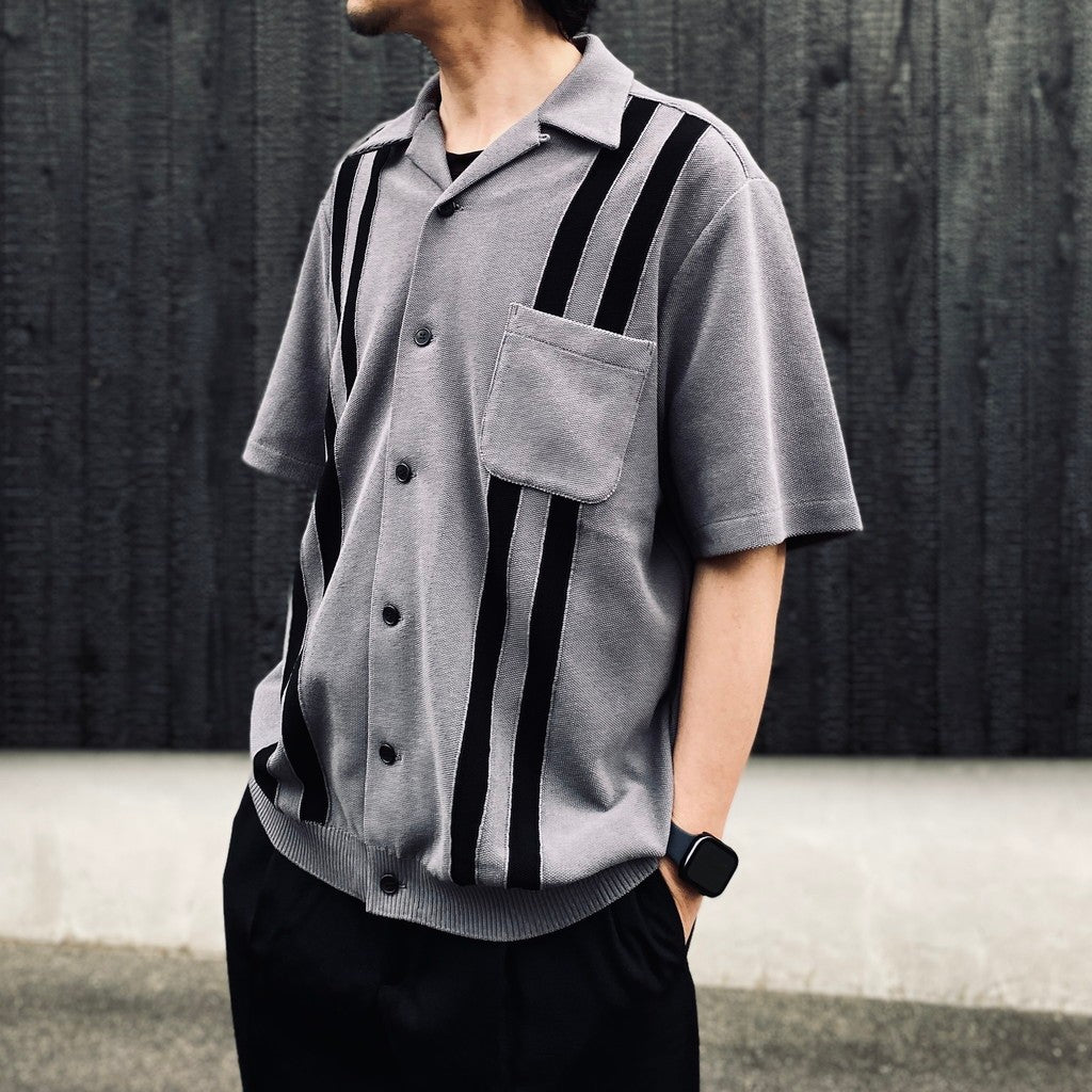 KNIT SHIRT ( TYPE-1 ) #GRAY [26SS-WMK-KN01]
