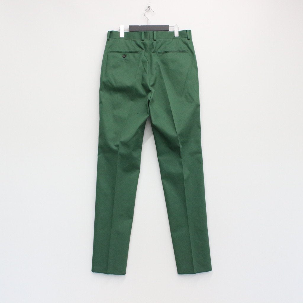 of_PLEATED TROUSERS #GREEN [22FWE-WMP-TR01]