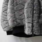 T QUILT FUR MA-1 #Black [FW25-JK04]
