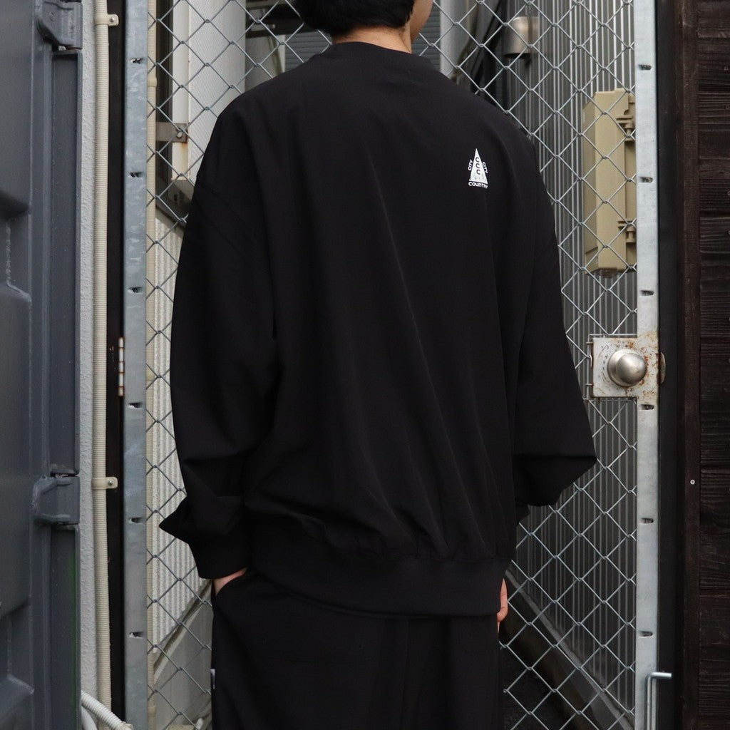 彈性圓領衫 #黑色 [CCC-253C004]