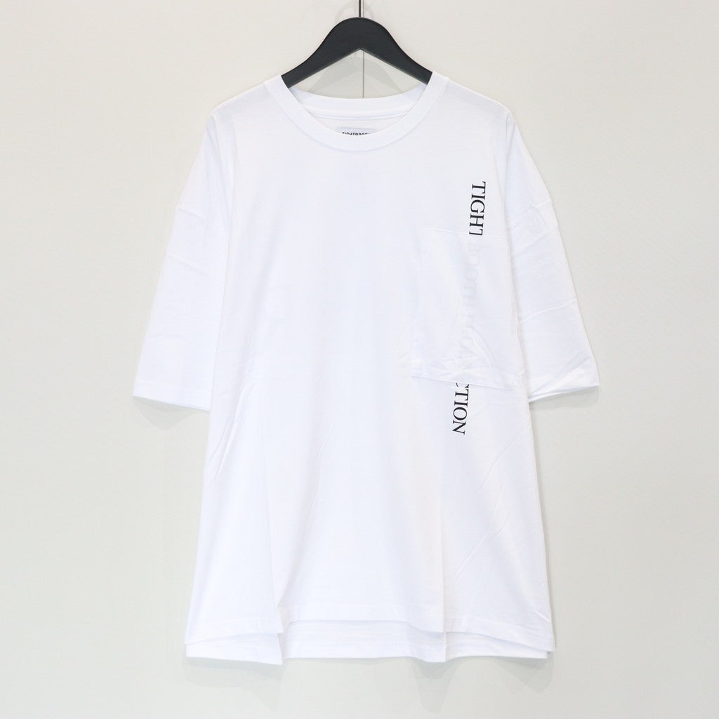 STRAIGHT UP S/S T-SHIRT - Quick Drying - #White [SU25-T05