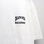 DEATH ROW RECORDS | WASHED HEAVY WEIGHT CREW NECK T-SHIRT #WHITE [DEATHROW-WM-WT02]