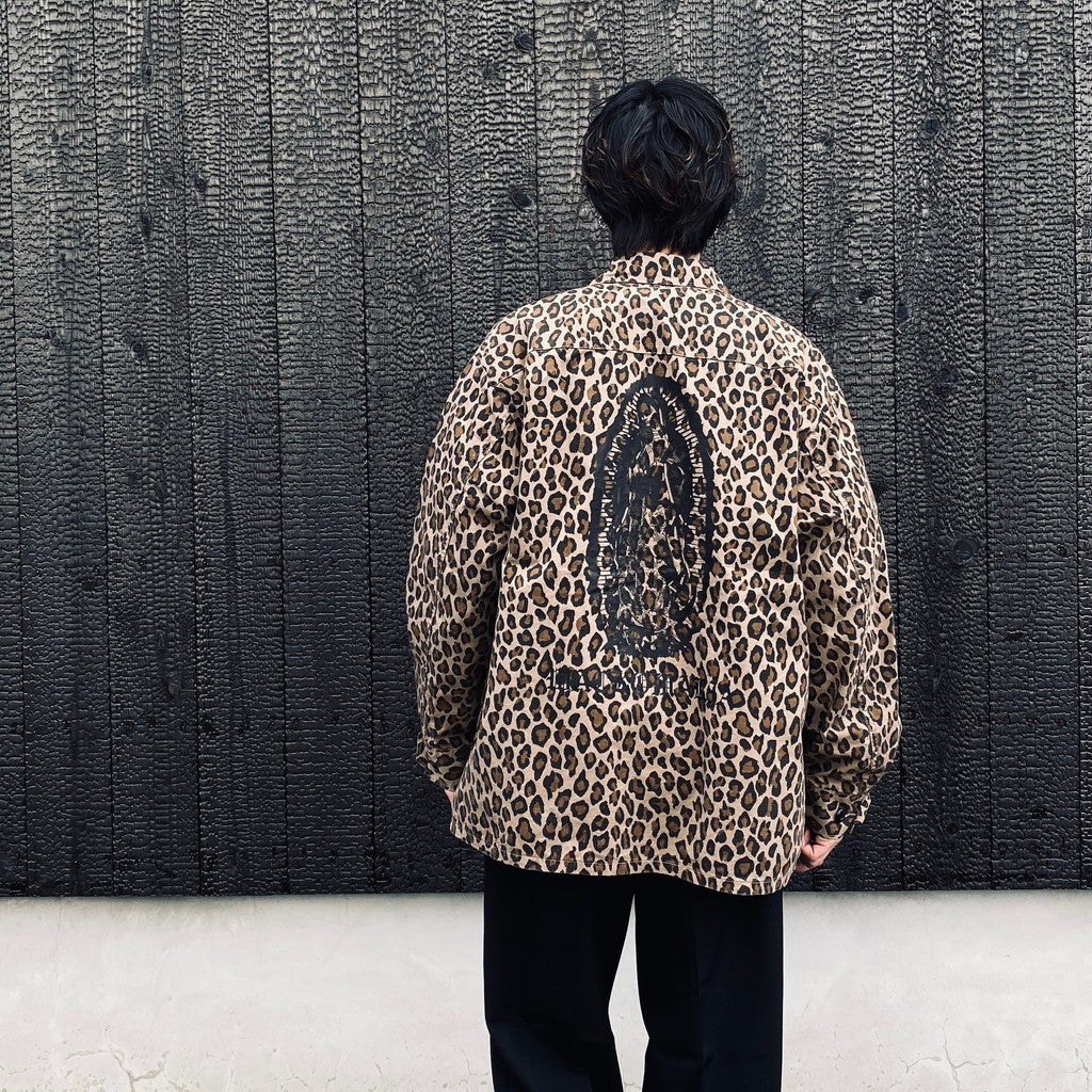 LEOPARD FATIGUE JACKET ( TYPE-2 ) #BEIGE [26SSE-WMO-ML04