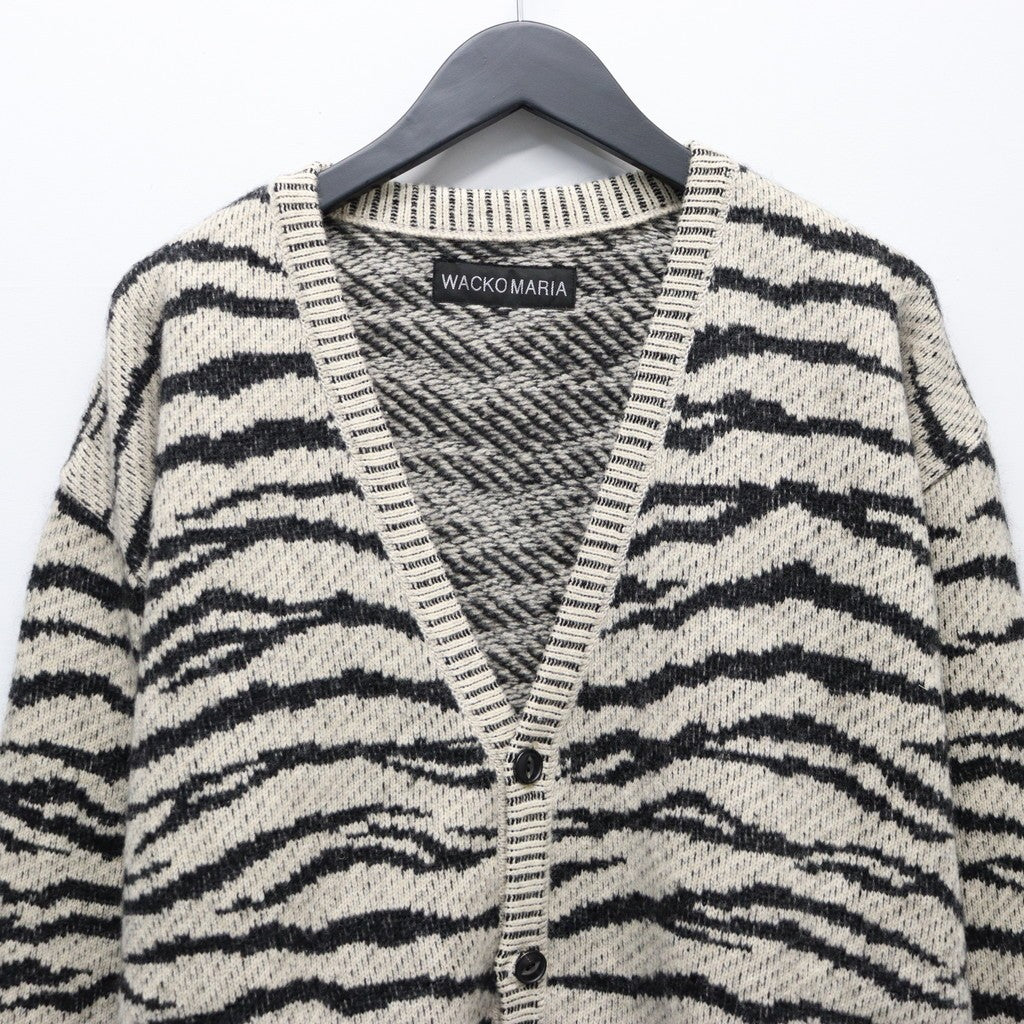 TIGER MOHAIR CARDIGAN #IVORY [25FW-WMK-KN06]
