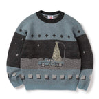 HIGHWAY 圓領毛衣 #藍色 [SC2420-KN05]