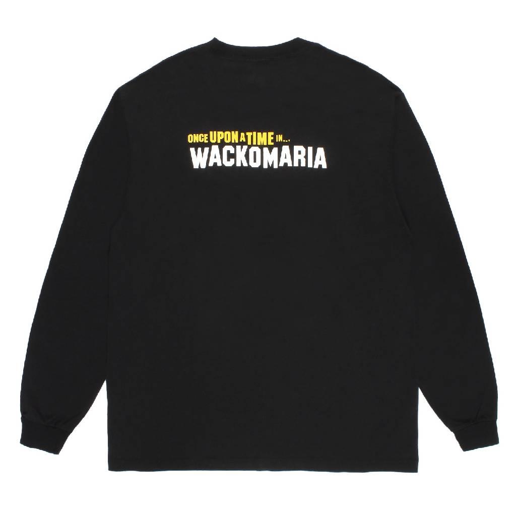WASHED HEAVY WEIGHT CREW NECK LONG SLEEVE T-SHIRT ( TYPE-3 ) #BLACK [26SS-WMT-LT05]