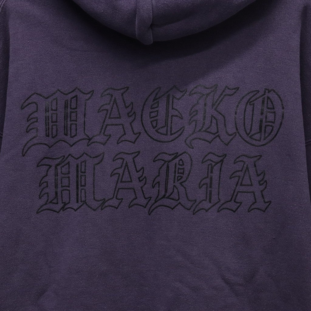 WASHED MIDDLE WEIGHT PULLOVER HOODED SWEAT SHIRT #PURPLE [26SS-WMC-SS05]