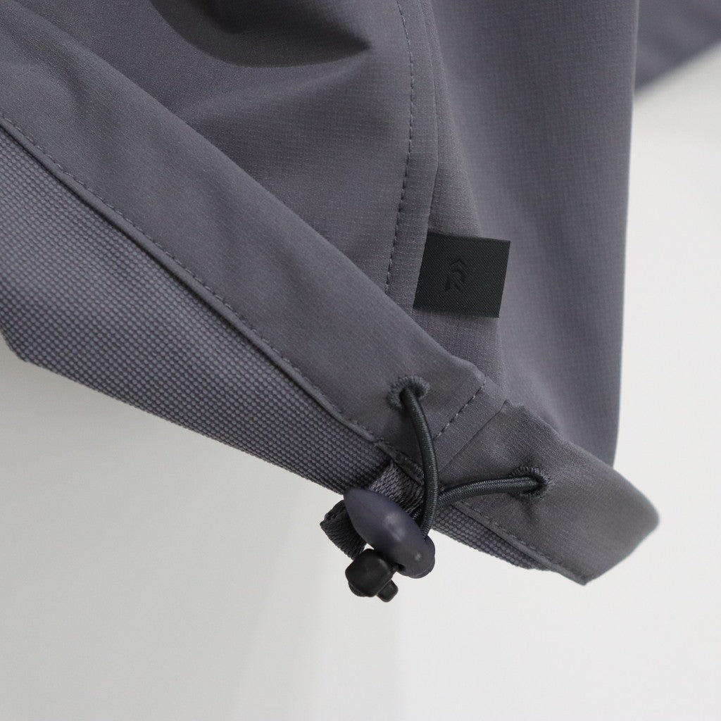 TECH MOCK NECK S/S TEE #CHARCOAL [BE-63025]