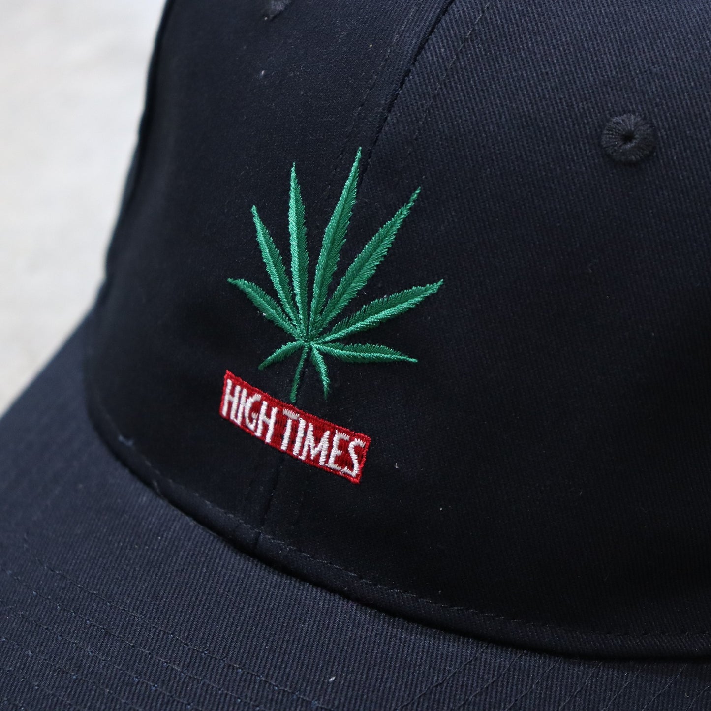 HIGHTIMES | 6 PANEL CAP #BLACK [HIGHTIMES-WM-CP03]