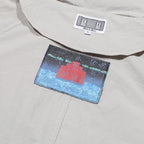 NYLON ZIP OVER COAT #GREY [CES22JK06]