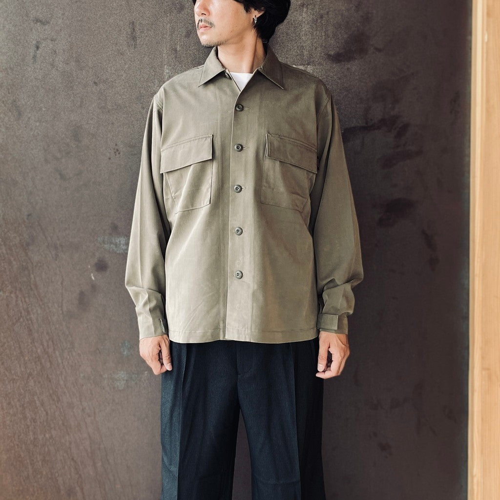 Military Over Shirts #Olive [SD26F-SH03]