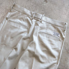 DOUBLE PLEATED CHINO TROUSERS #L-BEIGE [24FW-WMP-PT02]