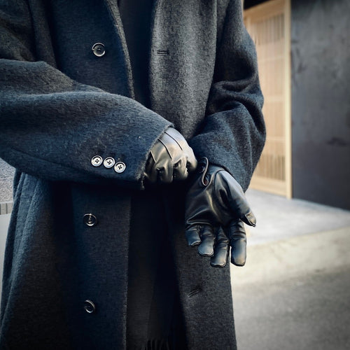 LEATHER GLOVES #BLACK [25FW-WMA-GL01]