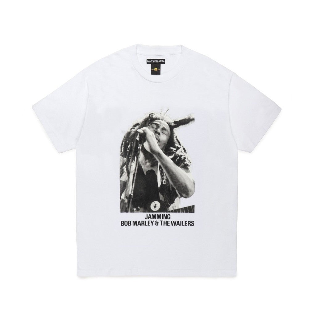 BOB MARLEY | CREW NECK T-SHIRT ( TYPE-2 ) #WHITE [BOBMARLEY-WM-TEE03]