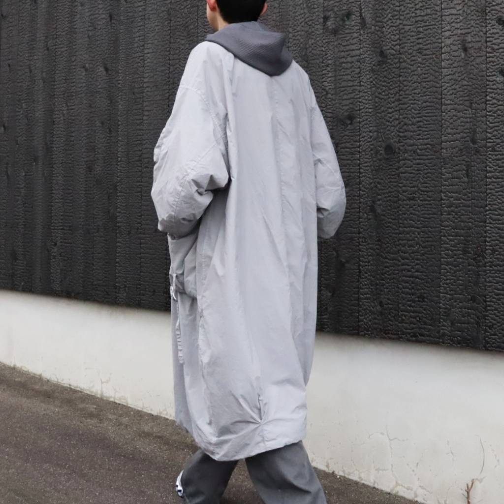 GARMENT DYE DOWN MA-1 LONG COAT 2.0 #GRAY [FST09262U0002]