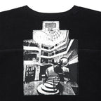 COTTON TRACK CREW NECK #BLACK [CES27CS03]