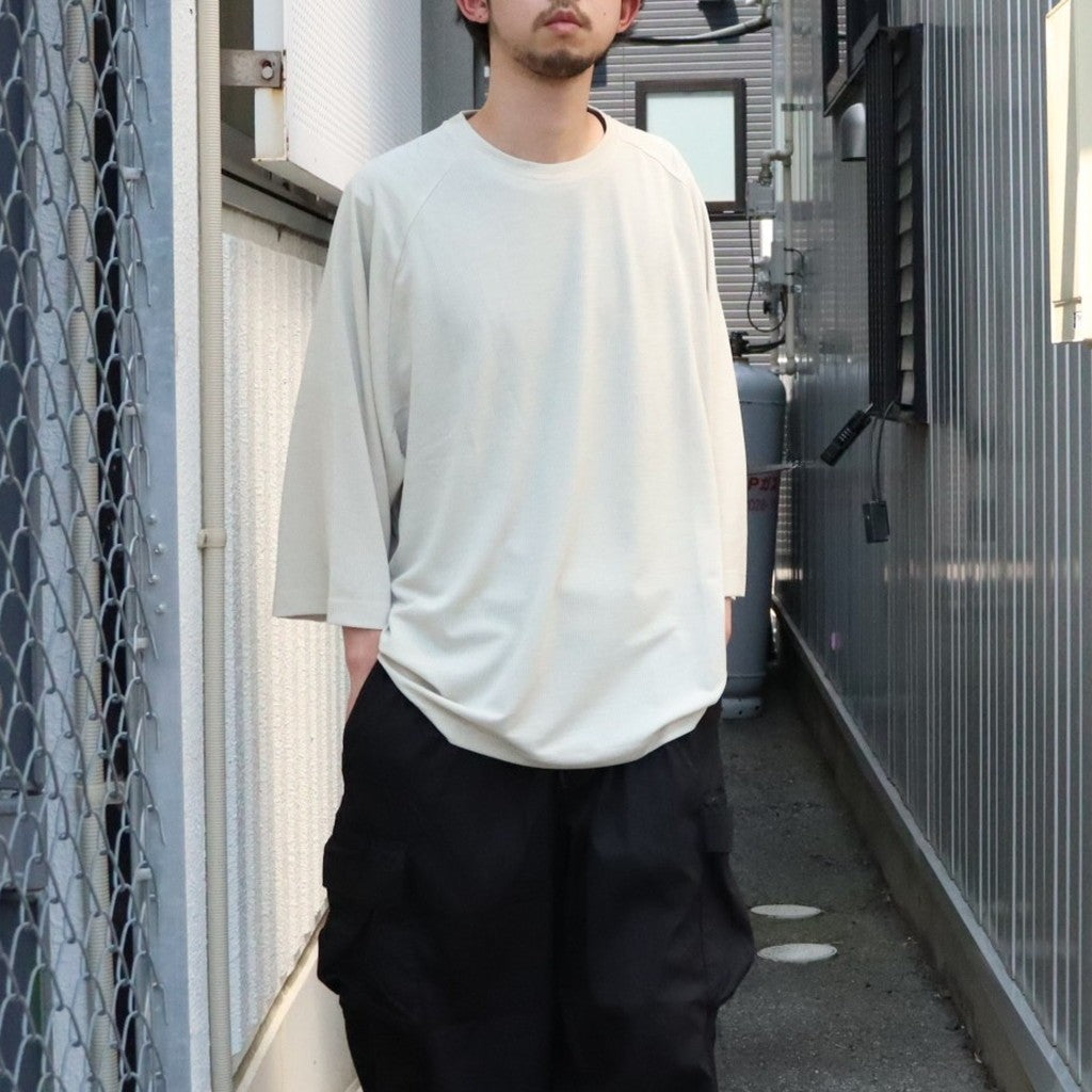 CHIDRY 3/4 SLEEVE T-SHIRT #Ivory [SU26-T01]