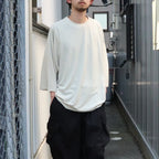 CHIDRY 3/4 SLEEVE T-SHIRT #Ivory [SU26-T01]