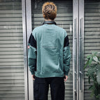 SIDE COLOR CREW NECK #GREEN [CES26CS05]