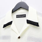KNIT SHIRT ( TYPE-2 ) #WHITE [26SS-WMK-KN02]