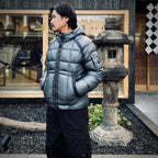 D.D. SHELL HOODED DOWN JACKET #871 ORION BLUE [21CMOW702A -26FWM]