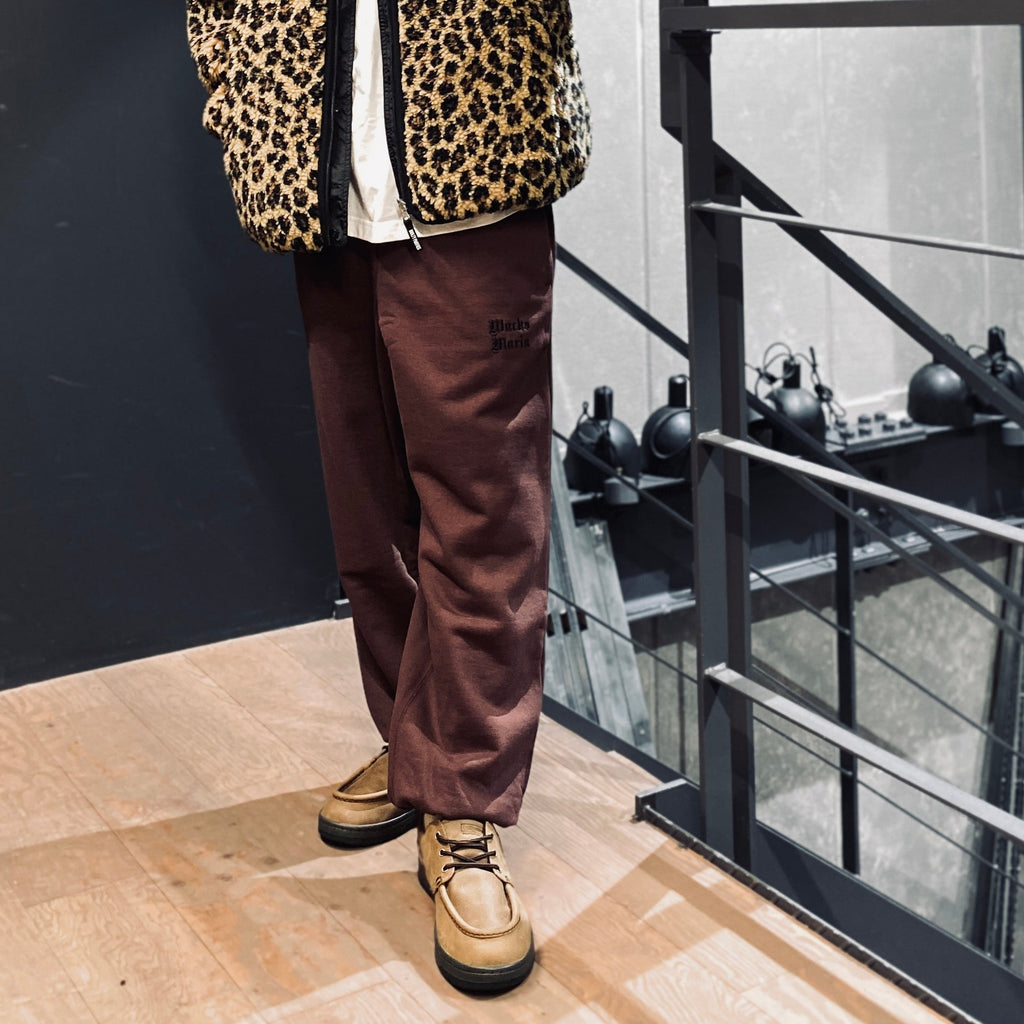 if_HEAVY WEIGHT SWEAT PANTS #BURGUNDY [23SS-WMC-SP01]