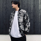 56 TATTOO STUDIO | 提花 SKA 外套#銀色 [56TS-WM-BL02]