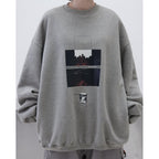 「RE-C01」Ryoiki Exp. 超大圓領毛衣 #M-GRAY [GOOPI-23AW-DEC-03]