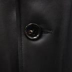 LEATHER COAT ( TYPE-2 ) #BLACK [26FWE-WMO-CO02]
