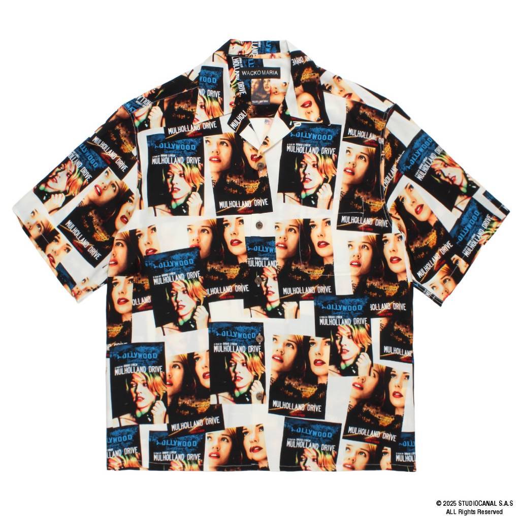 MULHOLLAND DRIVE | S/S HAWAIIAN SHIRT ( TYPE-1 ) #WHITE [MD-WM-HI01]