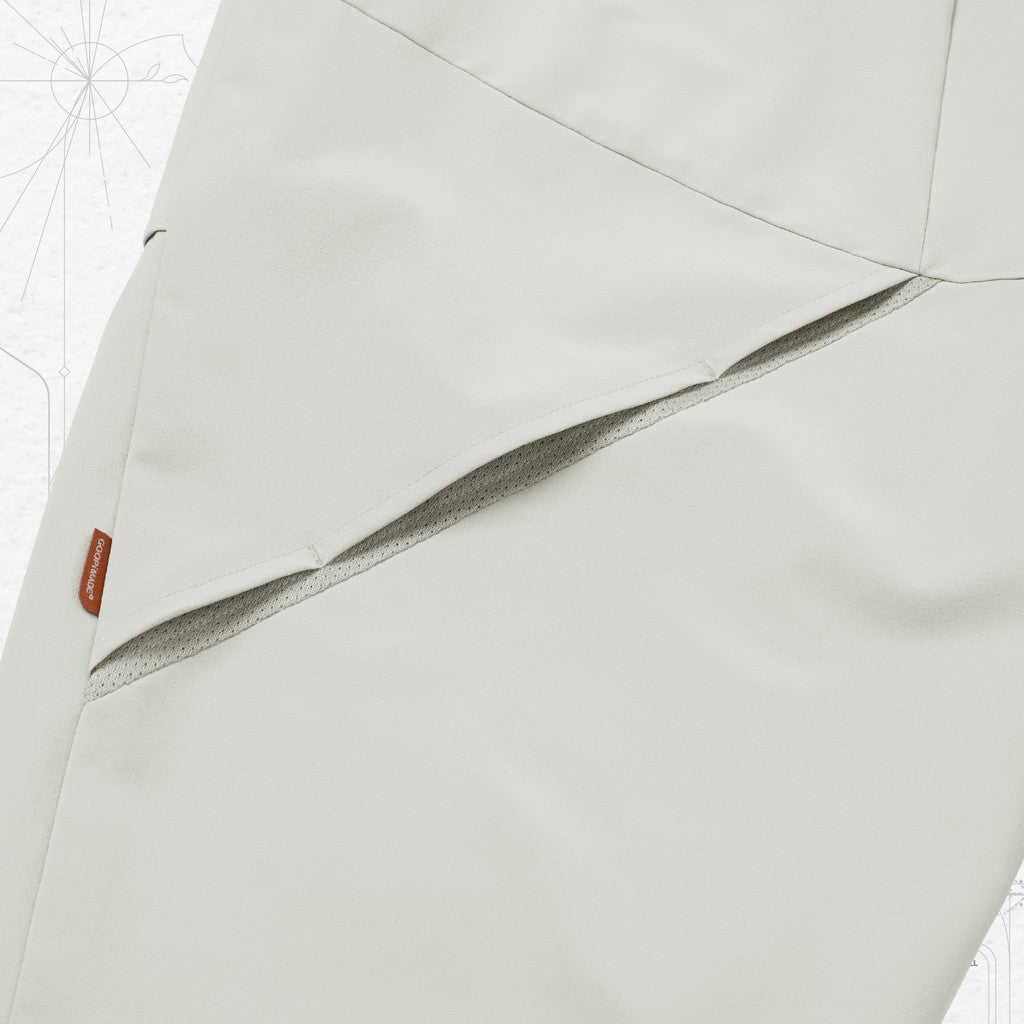 P-7S 「防風剪」實用錐形褲 #BONE [GOOPI-24SS-JUN-01]