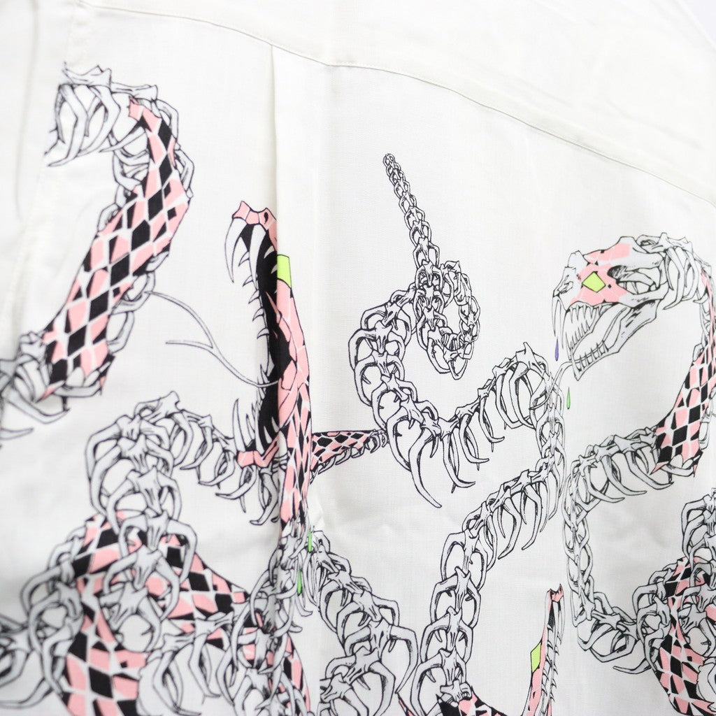 夏威夷長袖襯衫（4 型）#白色 [25FW-WMS-HI04]