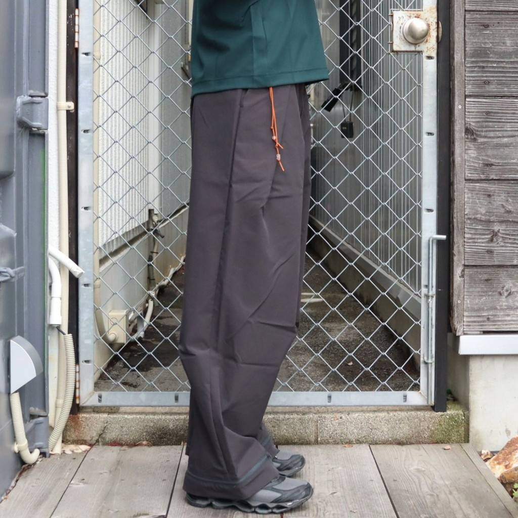 WX-P1 Zip-Extentsion Wide Trousers #D-Gray [GOOPI-26SS-MAY-01]