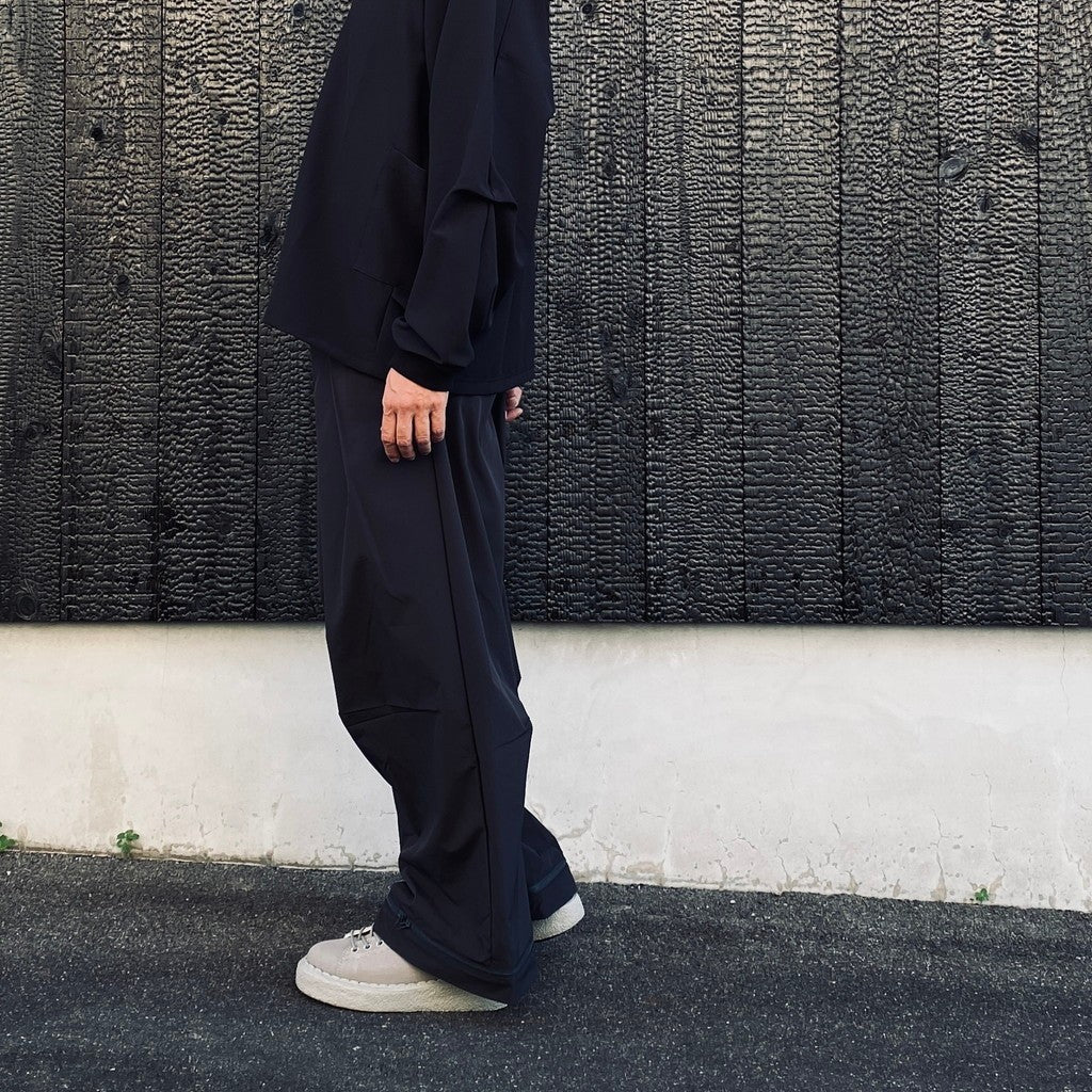 WX-P1 Zip-Extentsion Wide Trousers #D-Gray [GOOPI-26SS-MAY-01]