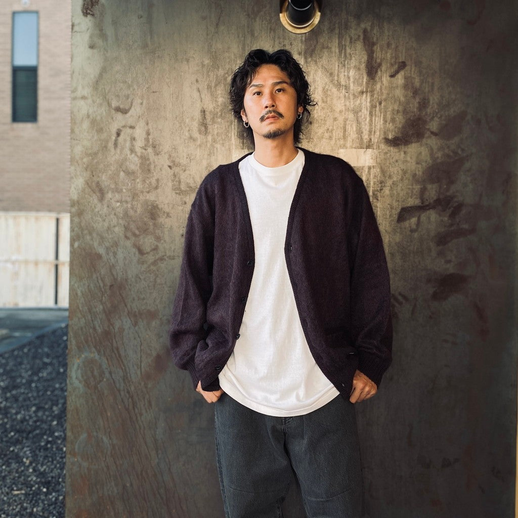 MOHAIR CARDIGAN #PURPLE [25FW-WMK-KN20]_WACKO MARIA | ワコマリア