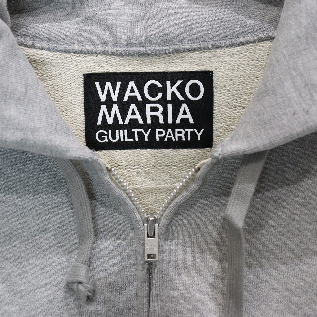 HEAVY WEIGHT FULL ZIP HOODED SWEAT SHIRT ( TYPE-4 ) #GRAY [25SS-WMC-SS08]
