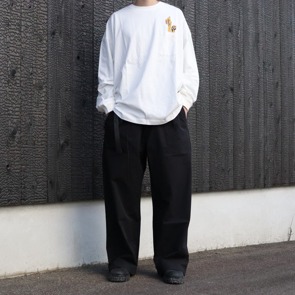 BAGGY PIPE PANTS #Black [SS26-B09]