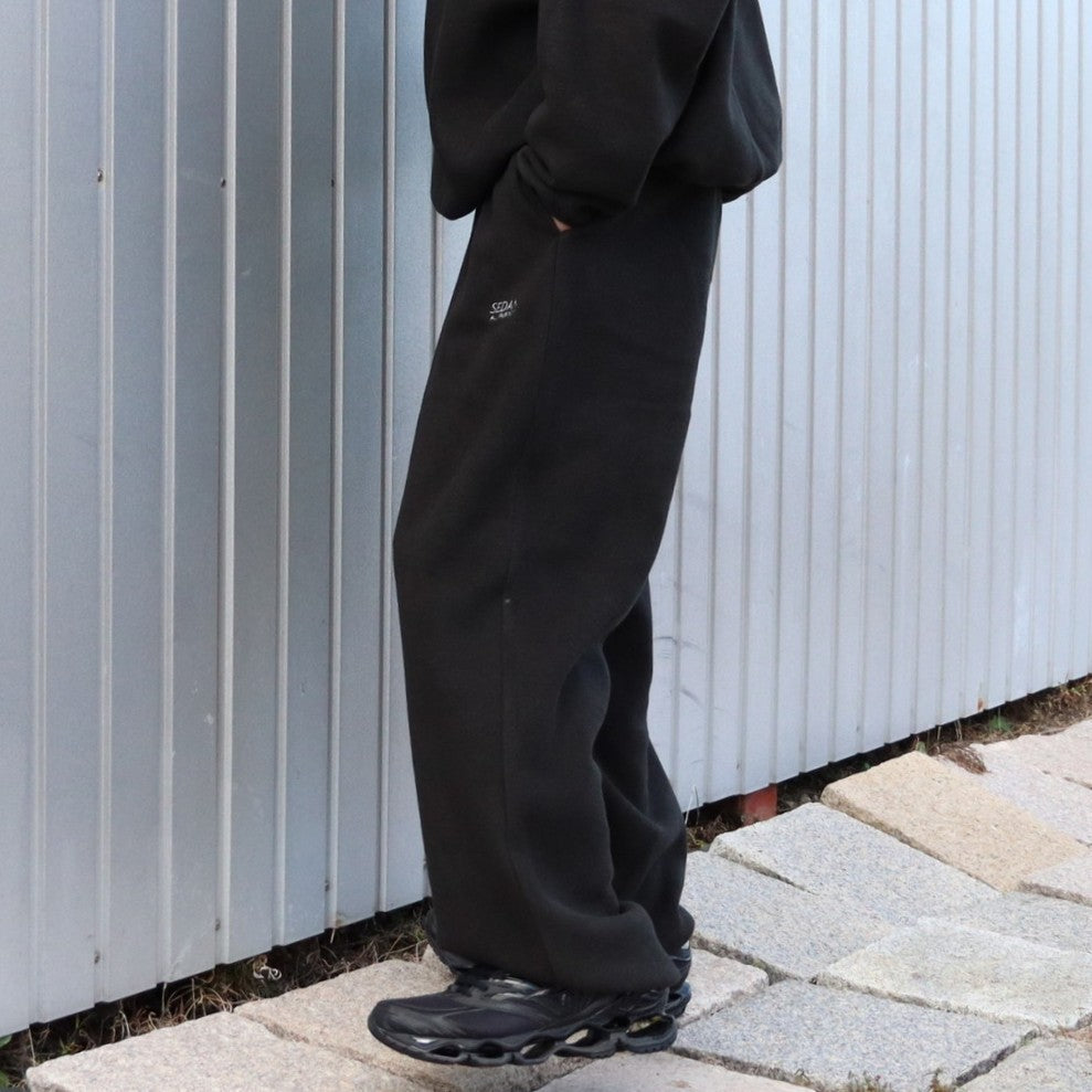 OG Logo Wide Fit Fleece pants #Black [SD25F-PT09]