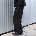 OG Logo Wide Fit Fleece pants #Black [SD25F-PT09]