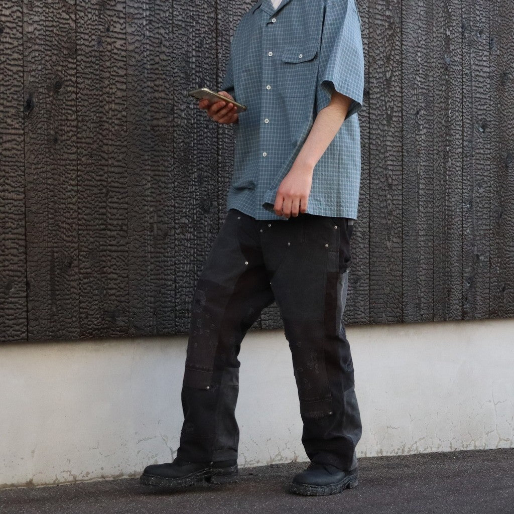 DAMAGE DOUBLEKNEE PANTS #BLACK [RP2528305]