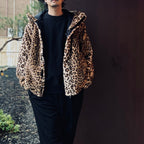 NANGA | LEOPARD FUR MOUNTAIN PARKA #BEIGE [26FW-WMO-NA09]