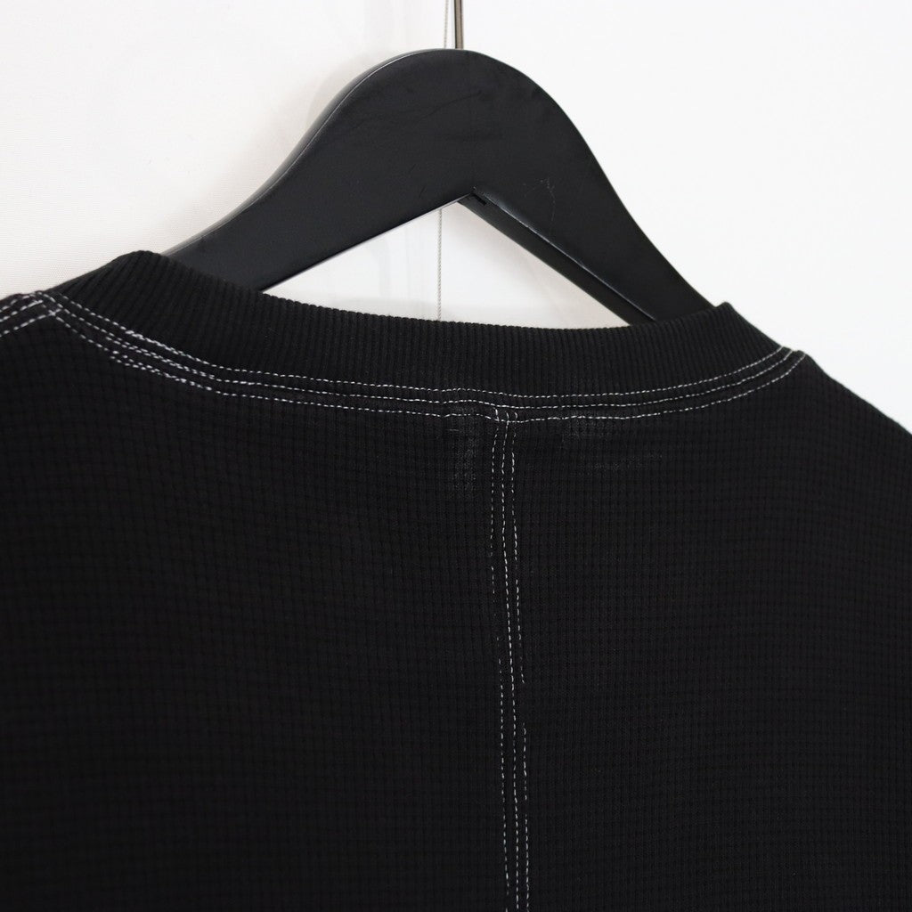 「FS」 WAFFLE LS TEE #BLACK [25AW-FS-45 / FS1803]