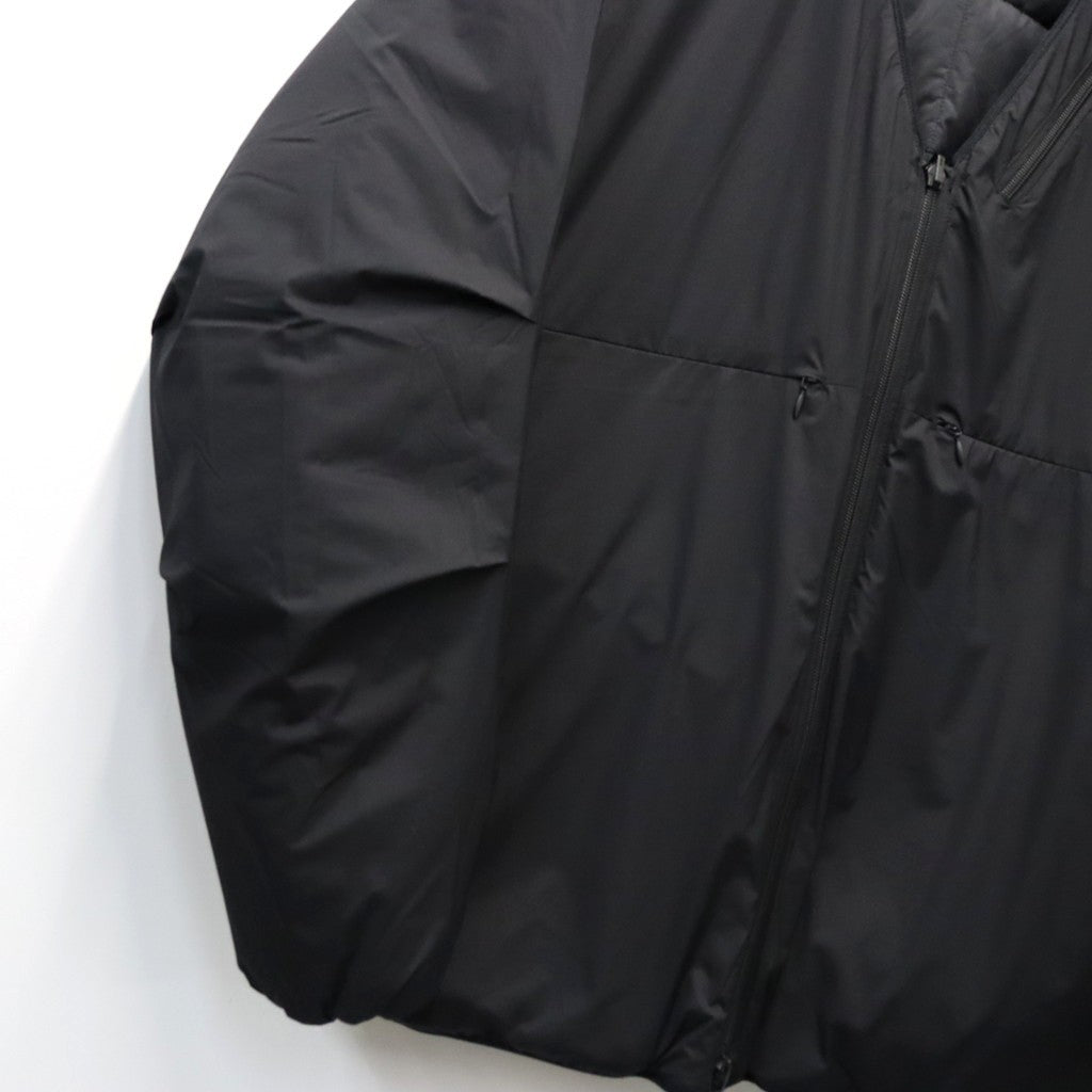 TECH PERTEX REVERSIBLE HIKER CARDIGAN (3M撥水中綿) #BLACK [BW-21026W]
