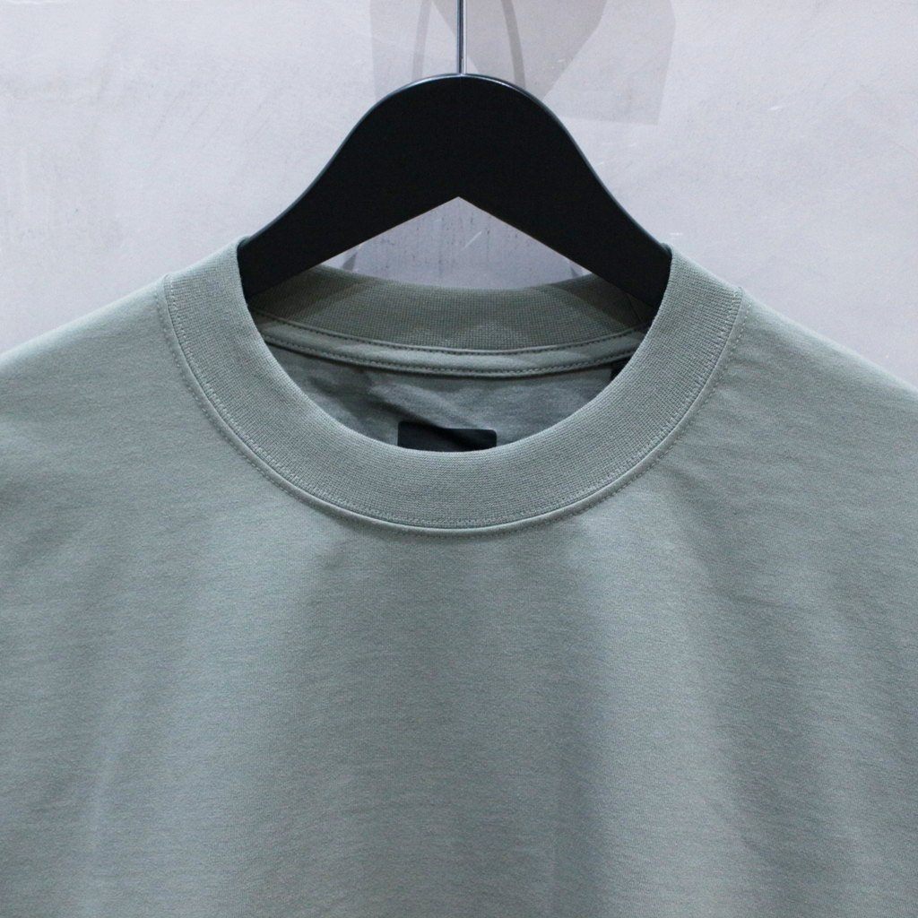 TECH DRAWSTRING L/S TEE #WOLF GRAY [BE-40025]