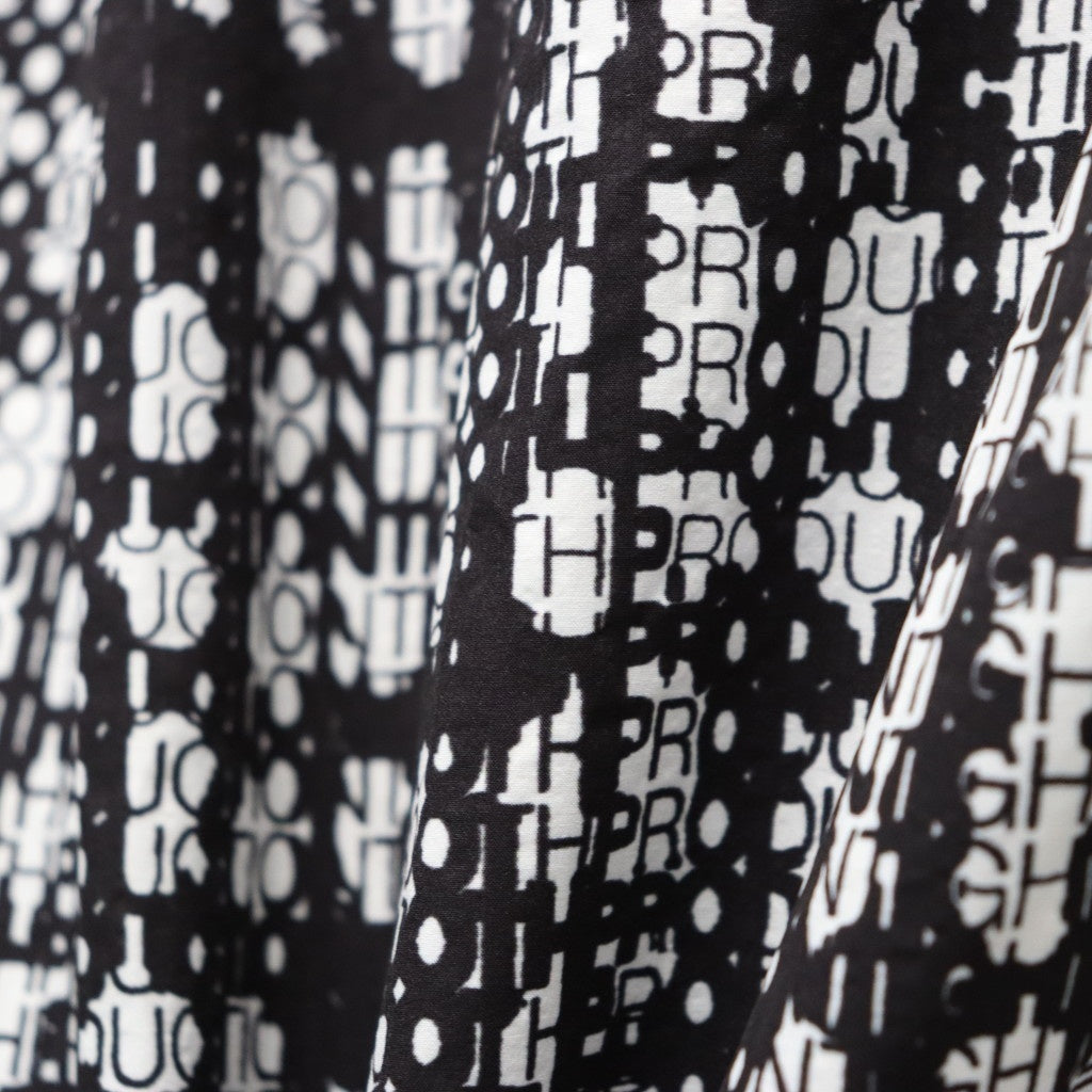 BLEEDING LOGO BALLOON PANTS #Black [SS26-B03]