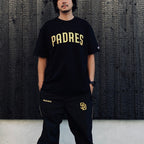 MLB | SD | CREW NECK T-SHIRT ( TYPE-3 ) #BLACK [MLB-WM-TEE03]