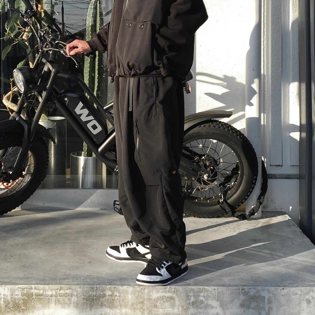 防撕裂氣球工裝褲 #黑色 [SS24-B01]