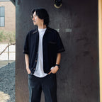 KNIT SHIRT ( TYPE-2 ) #BLACK [26SS-WMK-KN02]