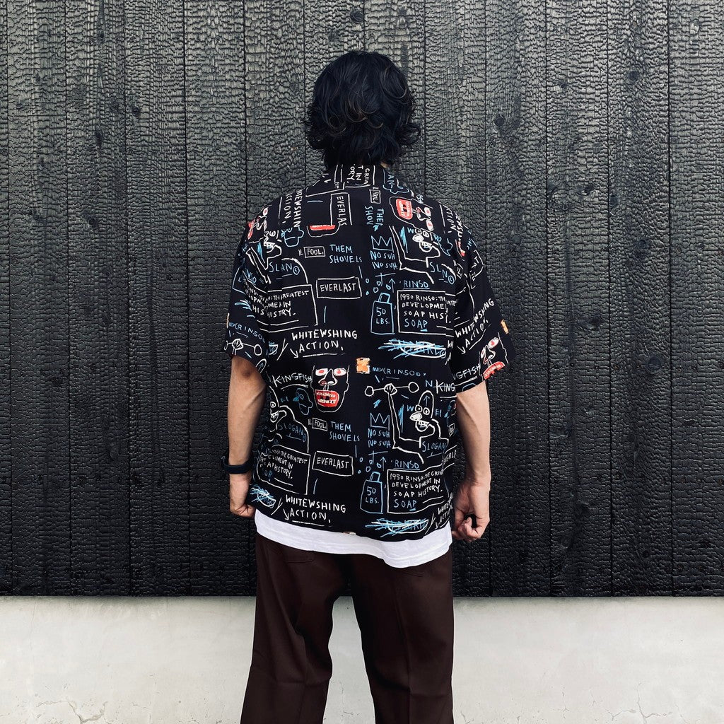 JEAN-MICHEL BASQUIAT | S/S HAWAIIAN SHIRT ( TYPE-1 ) #ONE