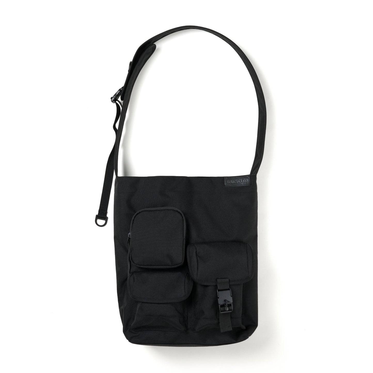 MULTI POCKETS SHOULDER BAG #BLACK [BCL-69]